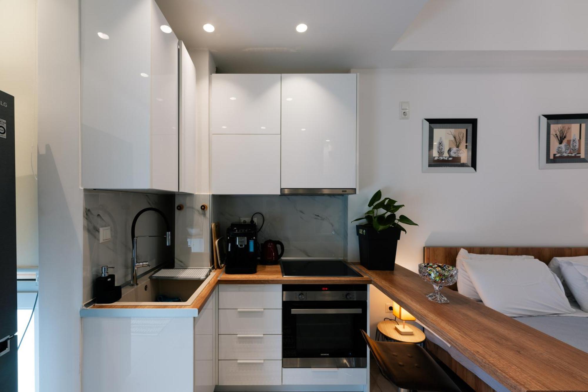Modern Studio Apartment A Atene Esterno foto